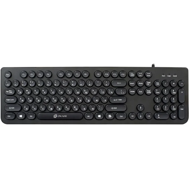 Клавиатура Oklick 400MR (черный)